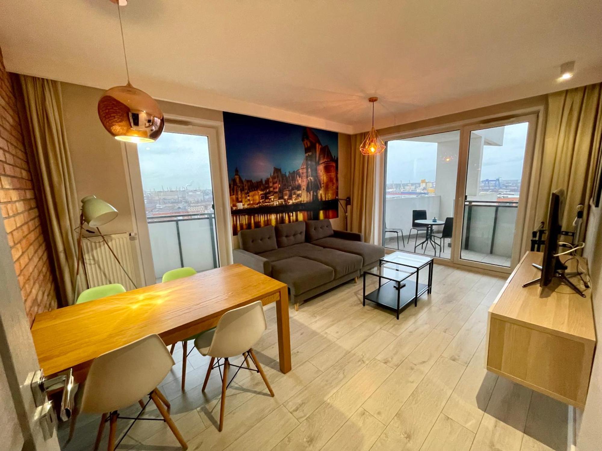 Bastion Walowa - Luxury Apartment With Beautiful View Danzig Exterior foto